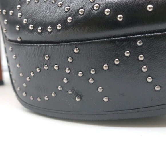 Alaia Studded Leather Platform Boots Black Size 39 - Picture 2 of 16